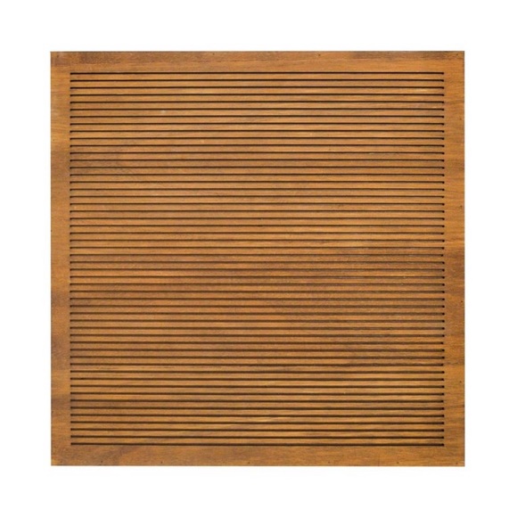 Threshold Wood Letter Board Brown 14"x 14" Decor